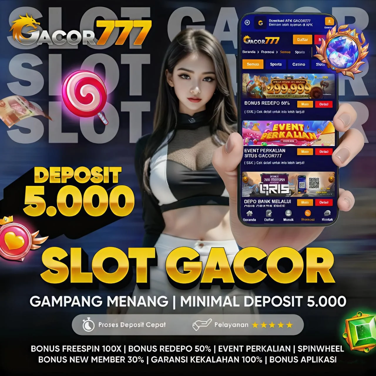 GACOR777| Situs Viral Link Slot Gacor 777 Terbaik Deposit 5000 Gampang Menang!